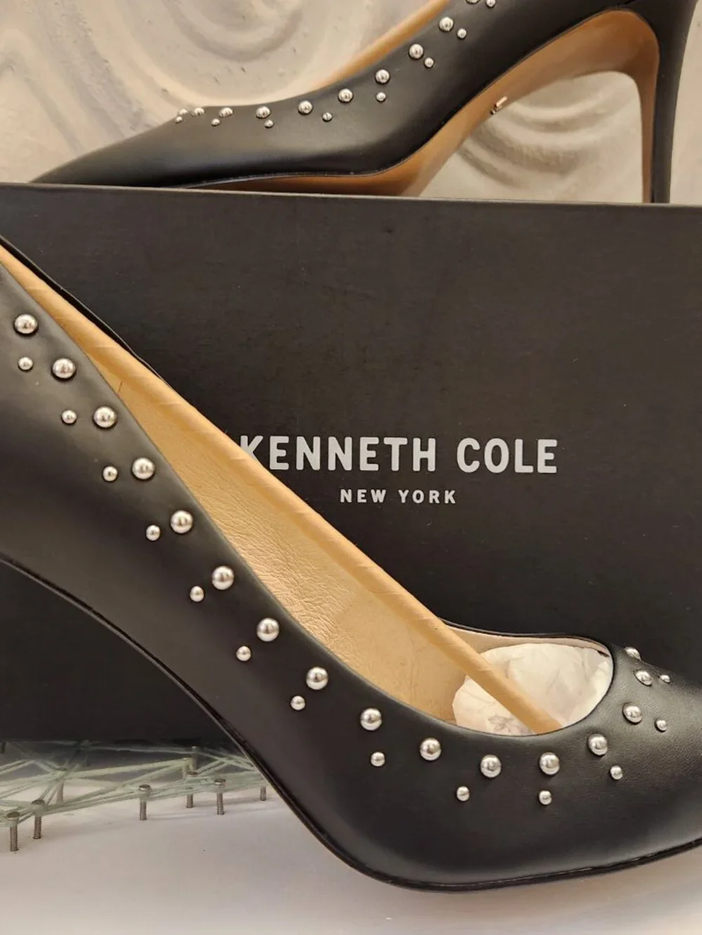 Kenneth Cole NY Black Leather 